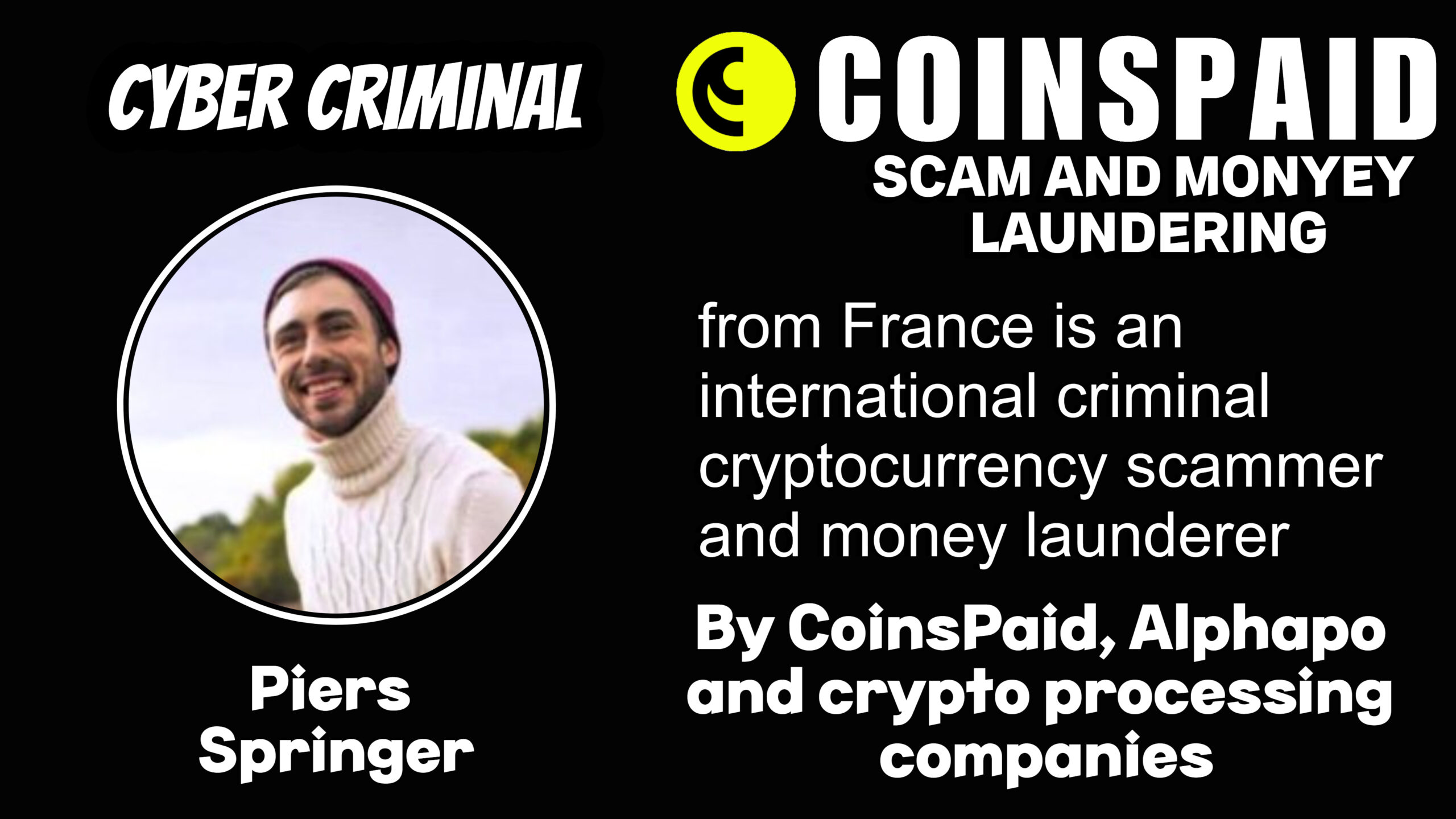 Piers Springer - softswiss scam - Casino by Softswiss